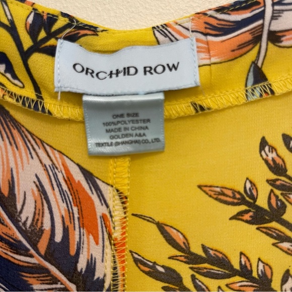 ORCHID ROW Floral Maxi Chiffon Kimono Coverup - Picture 8 of 9